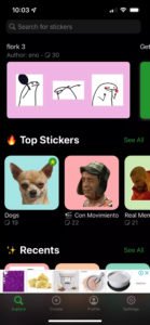 top stickers for iphone